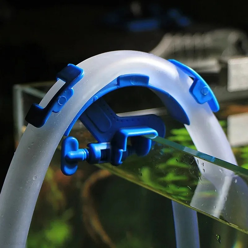 Plastic Pipe Clip - Aquarium Filtration Water Pipe Holding Clamp