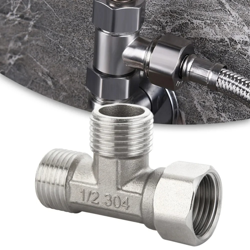 G1/2 Stainless Steel T Adapter - Shower Valve Cartridge recension och pris