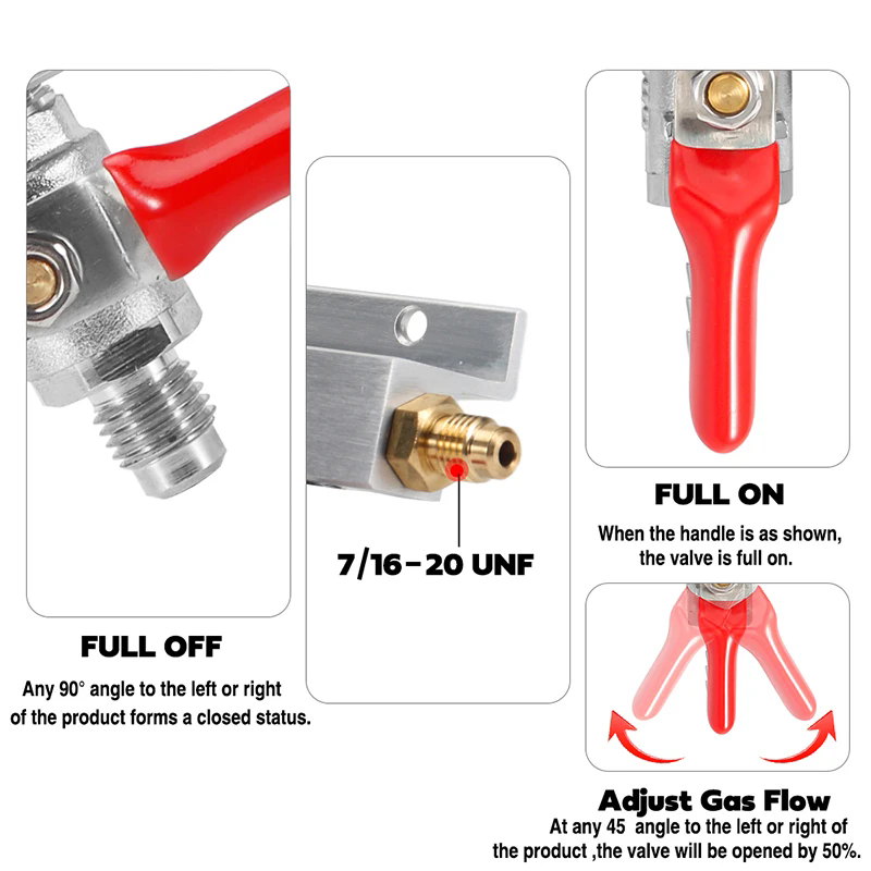 IMAICTUU 4 Way Gas Manifold Co - Push Fit Connector recension och pris