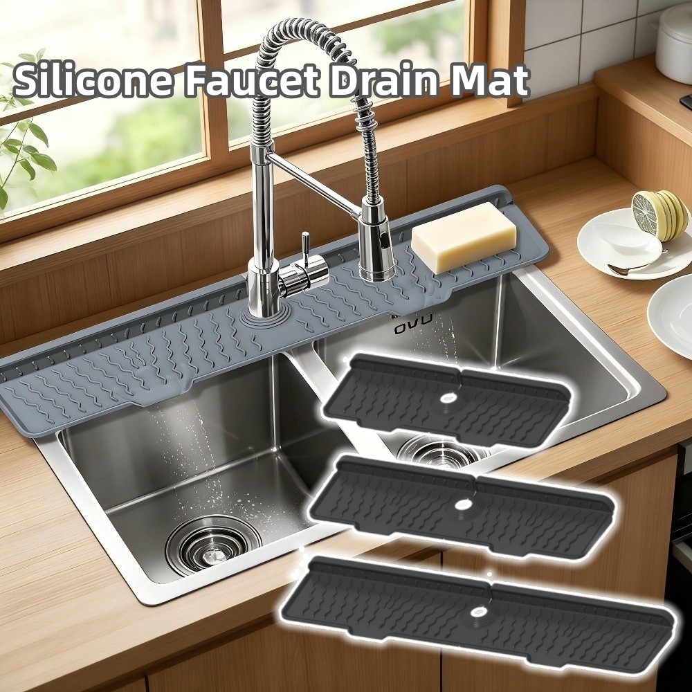 New Silicone Faucet Drain Mat  - Silicone Tap Washer recension och pris