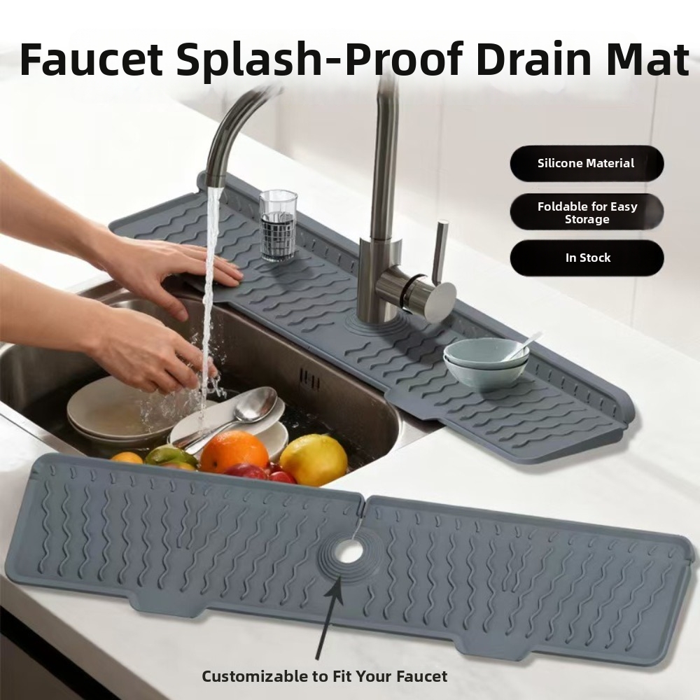 New Silicone Faucet Drain Mat  - Silicone Tap Washer recension och pris