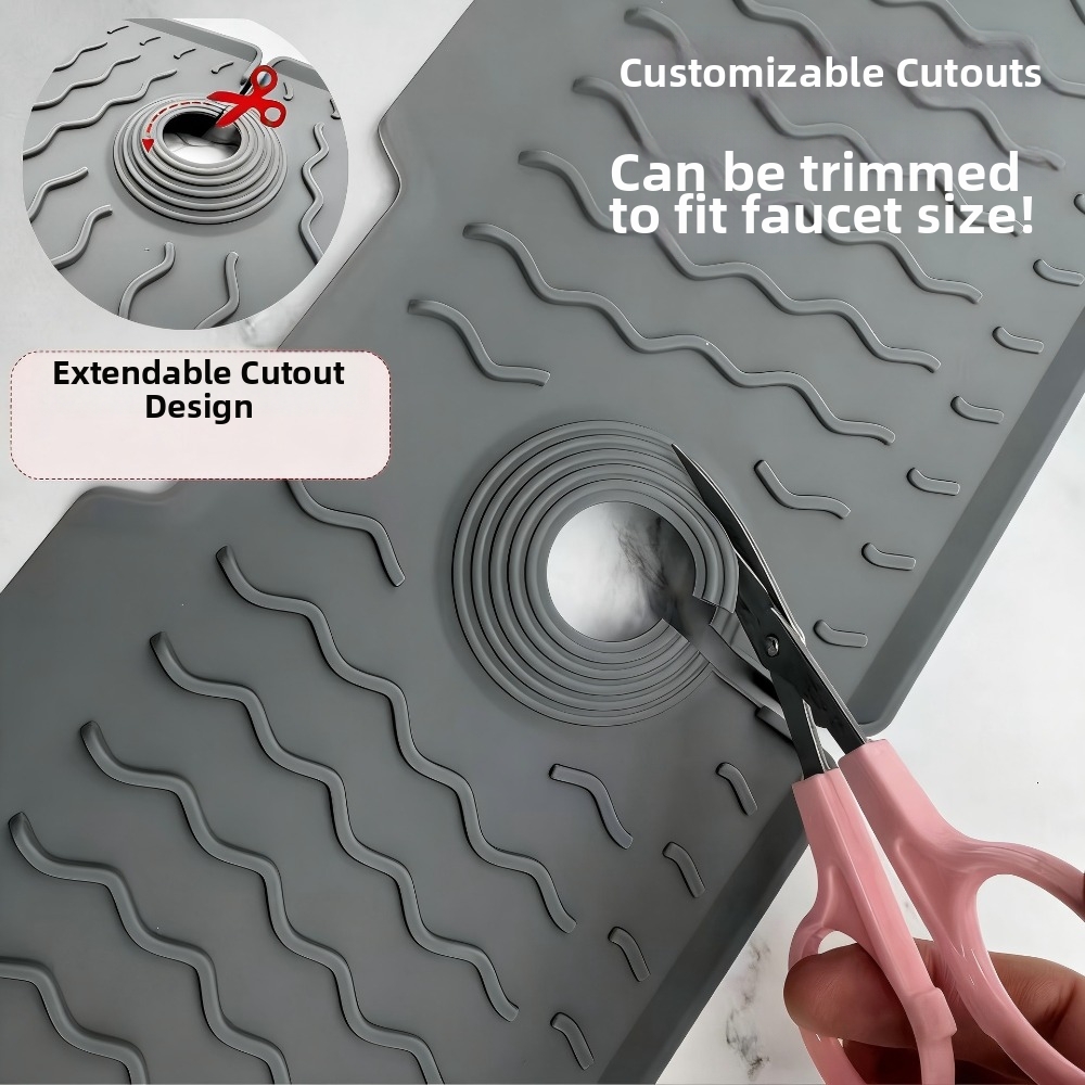 New Silicone Faucet Drain Mat  - Silicone Tap Washer recension och pris