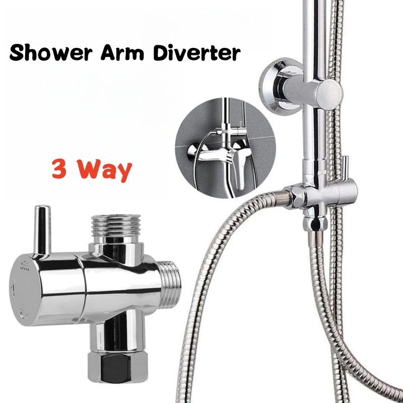 Brass Metal 3 Way Shower Head  - Shower Valve Cartridge recension och pris