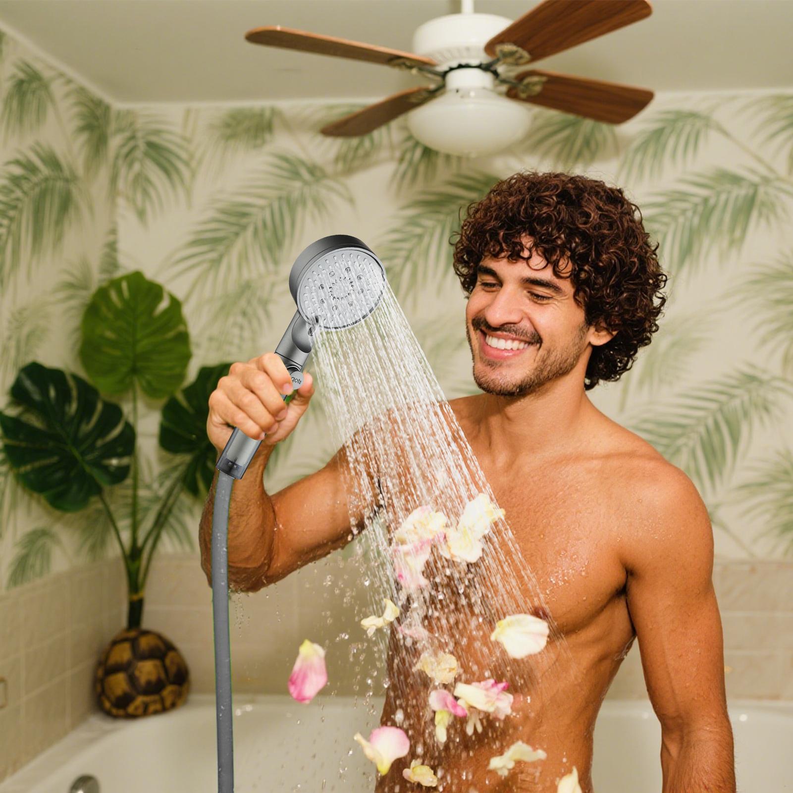 New Shower Head 5 Modes Filter - Silicone Tap Washer recension och pris