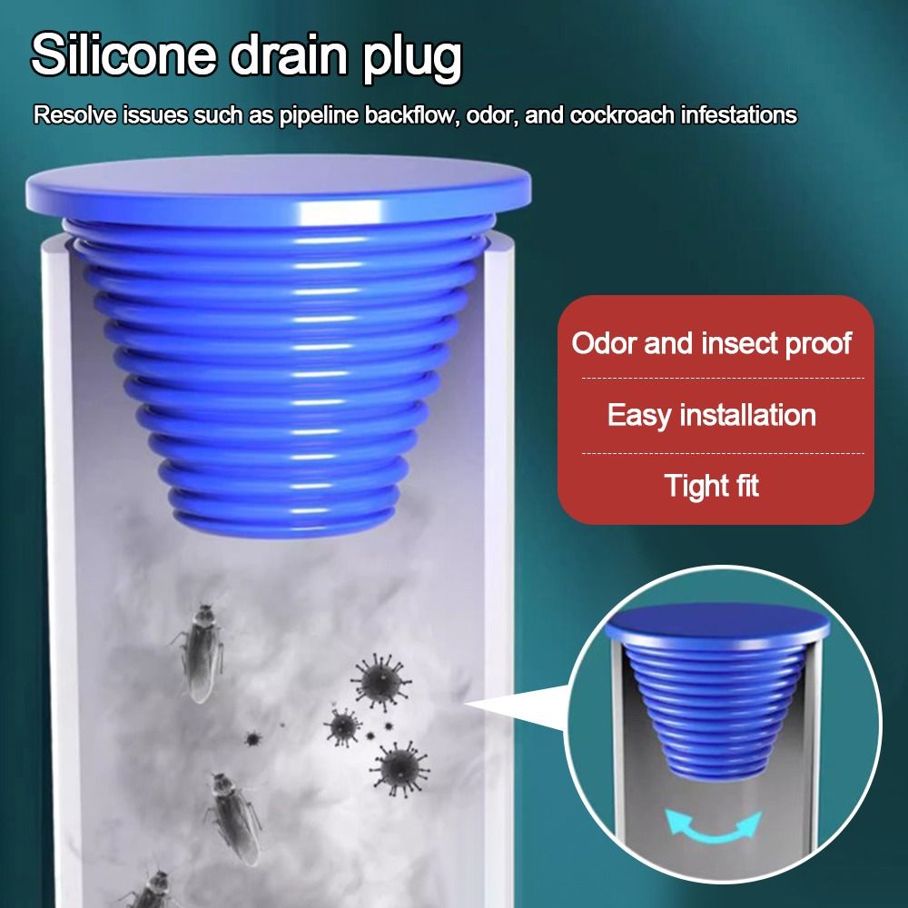 Silicone Sewer Pipe Sealing Ri - Drain Pipe Clip recension och pris