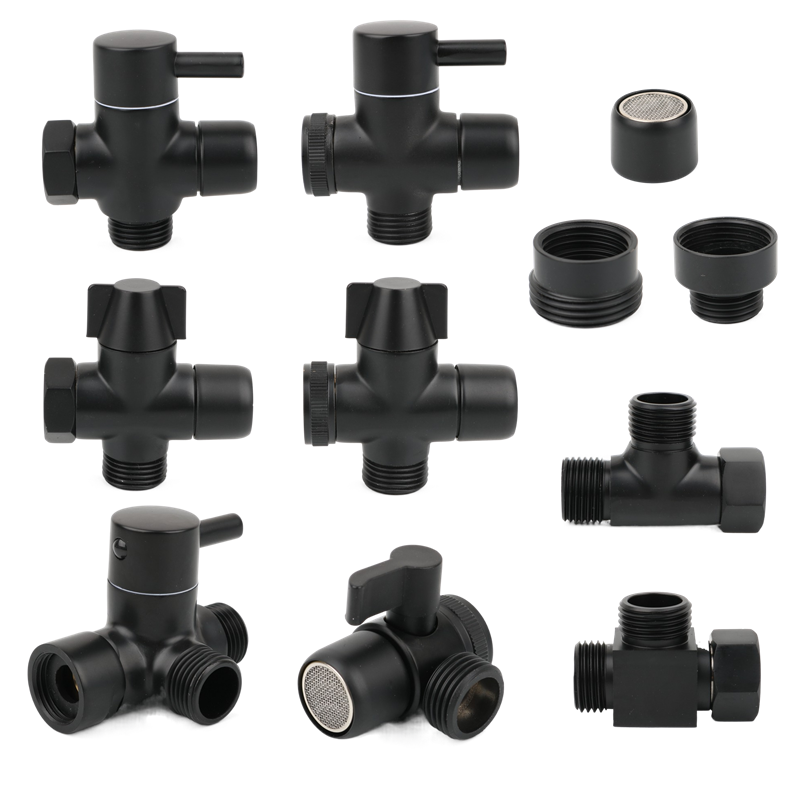 Black Brass Shower Arm Adapter - Shower Valve Cartridge recension och pris