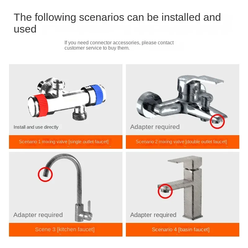 Adjustable 1/2 Inch Faucet Ext - Silicone Tap Washer recension och pris